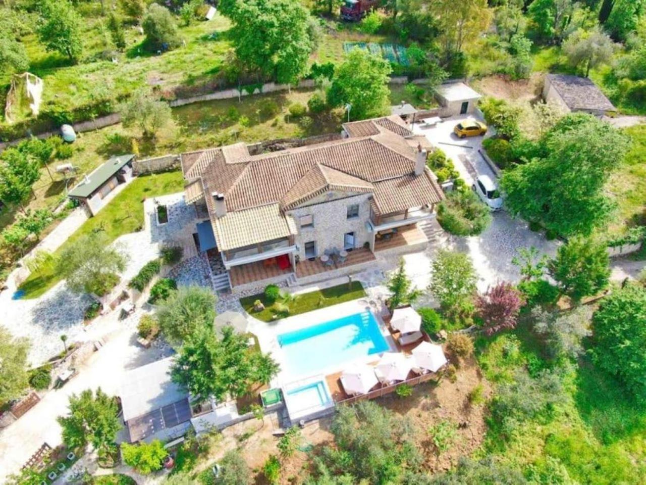 Вилла Petra House Ano Korakiana Экстерьер фото